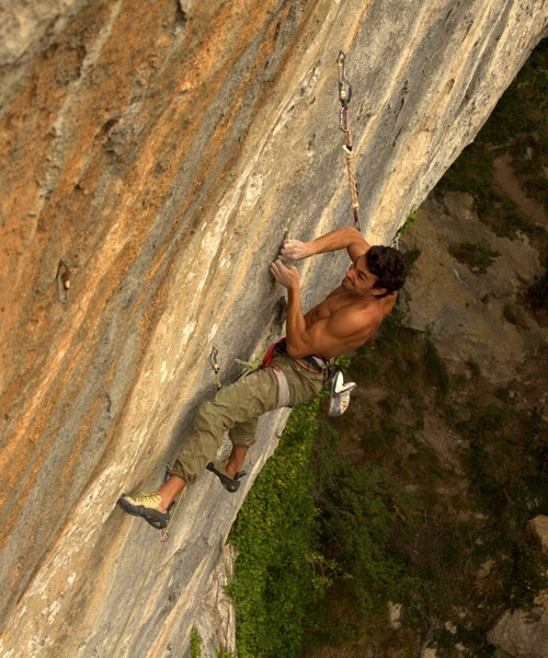 Sport climbing ion some of Tuscany's best rooutes