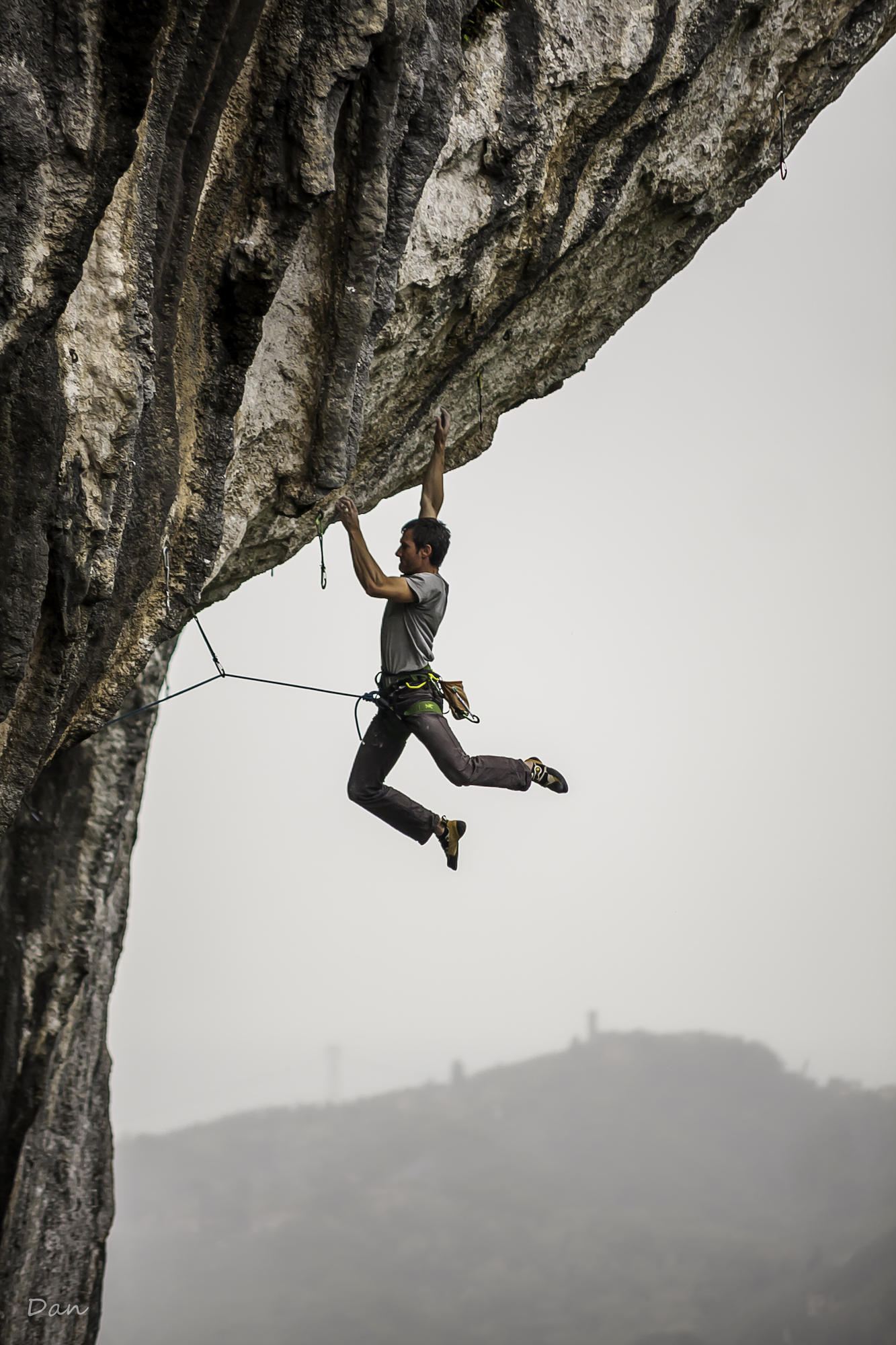 Sport climbing in Camaiore, Tuscany