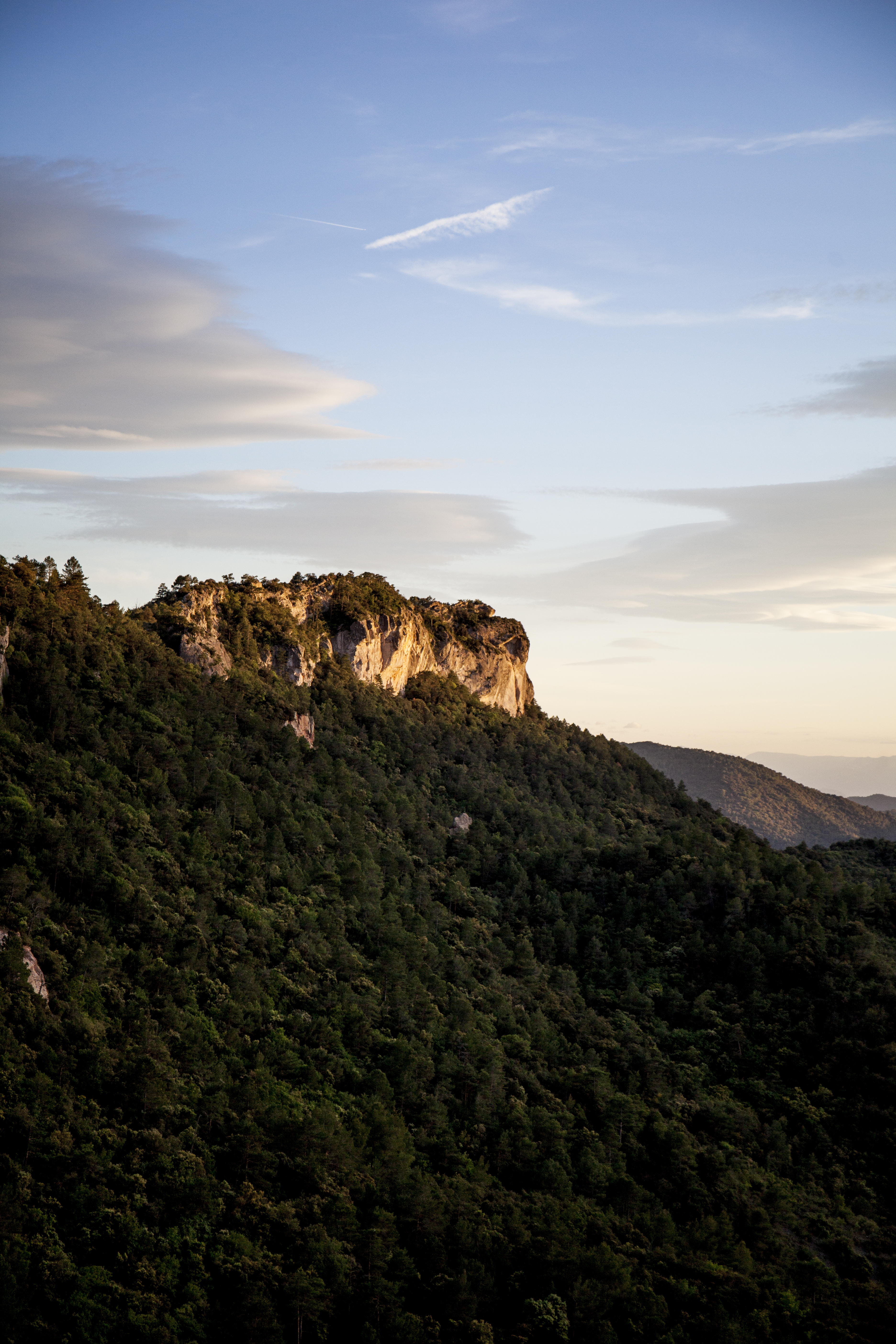 The crag of Arboli, in Prioriat, Catalonia