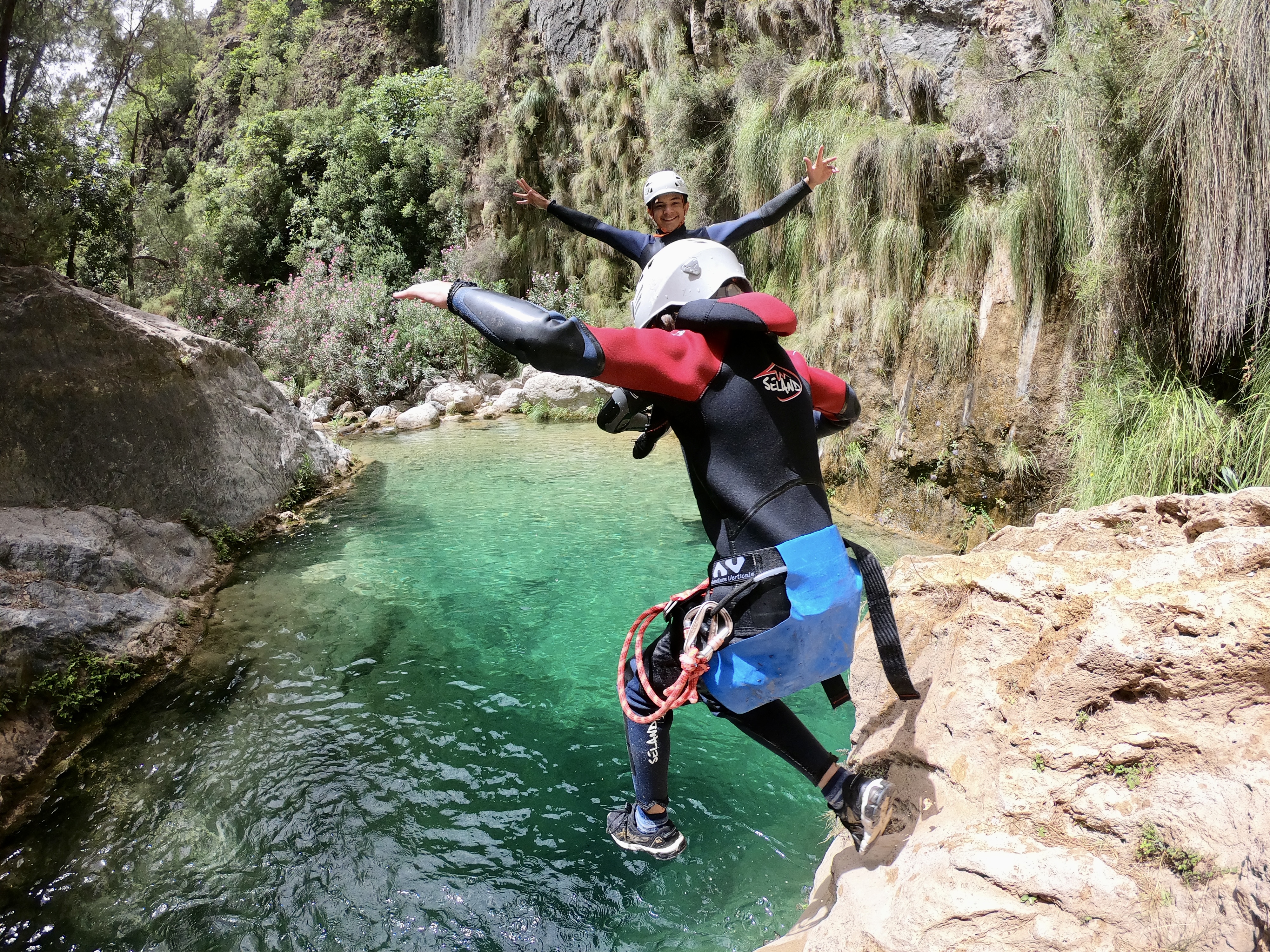 Canyoning in Granada, Spain